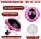 80pcs Colorful Safety Eyes for Amigurumi, Crochet Dolls, and Stuffed Animals – 12/15/18mm with Washers